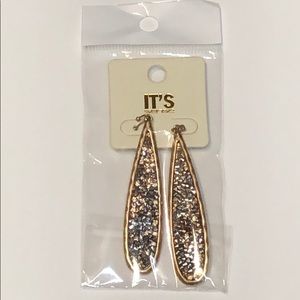 New It’s Sense Rose Gold Drop Earrings